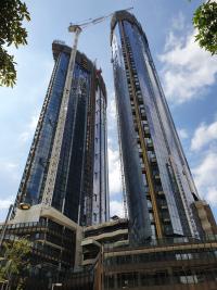 Façade installation on semi-occupied towers not an issue for Yuanda Australia